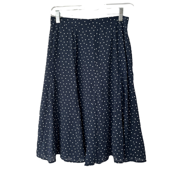 Loft Polka Dot Skirt New with Tags Women Size 0P - Picture 6 of 13